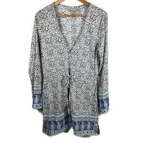 Athleta Laguna Coverup Womens Small Gravel Grey Surat Dress